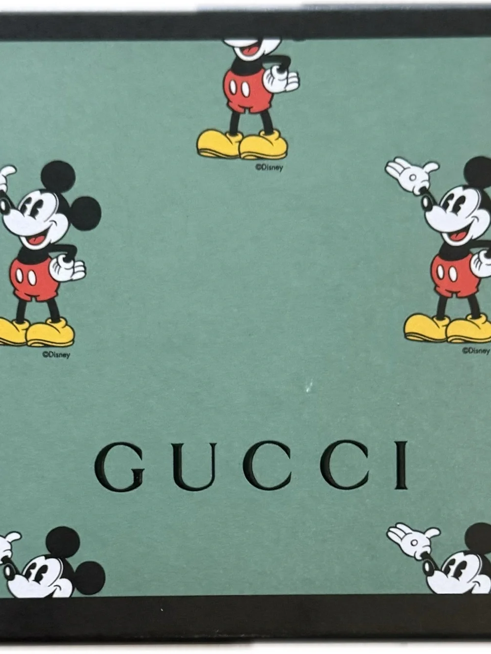 Gucci, NwTs Brown Leather Disney iPhone max Case, includes gift box